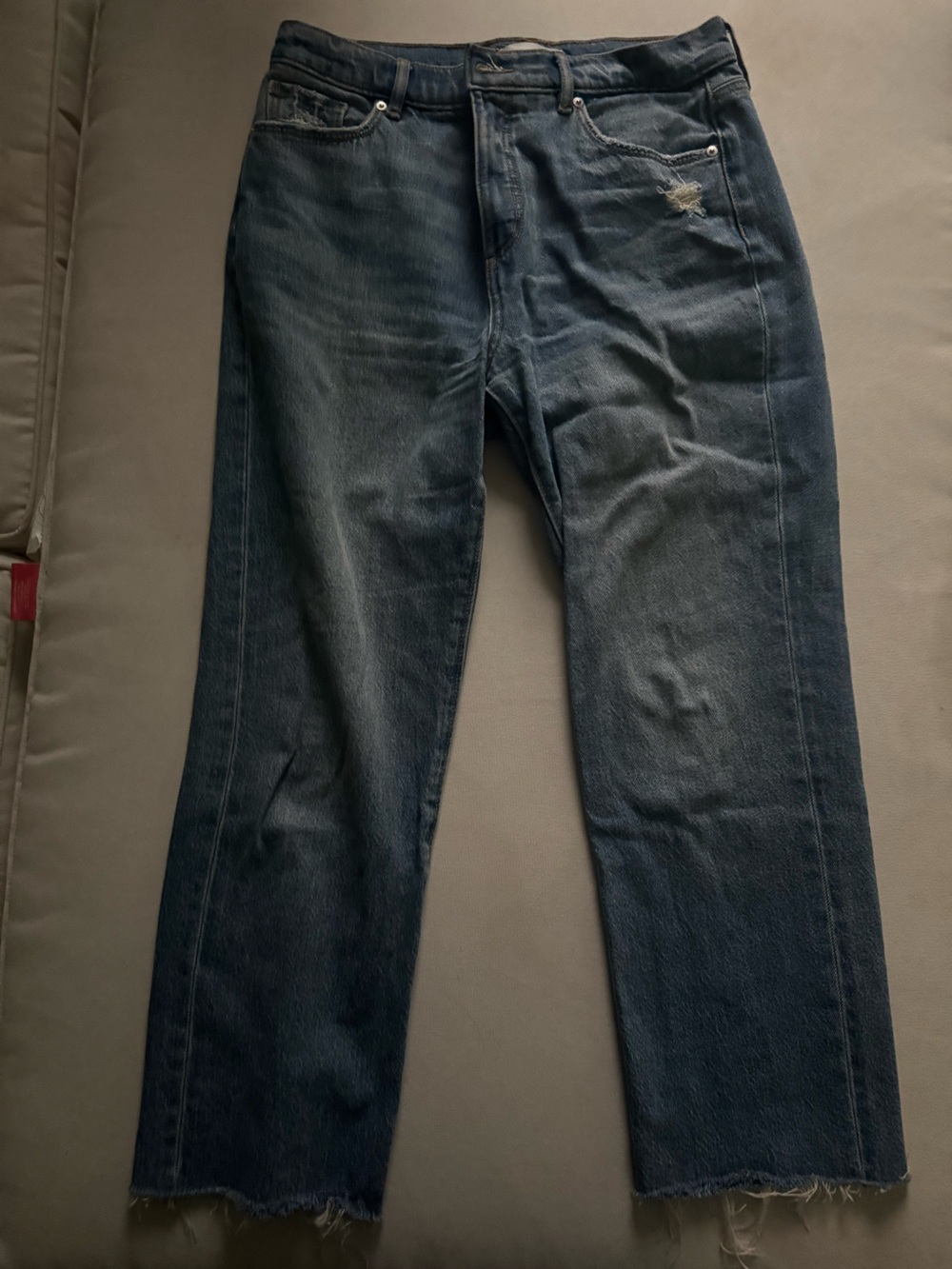 LOFT the Straight Blue Jeans